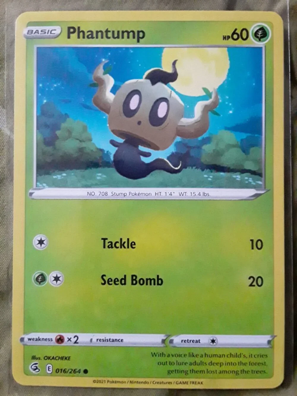 10 Butterfree, Cherubi, Trevenant, Hoppip, Maractus, Phantump, Appletun, Applin